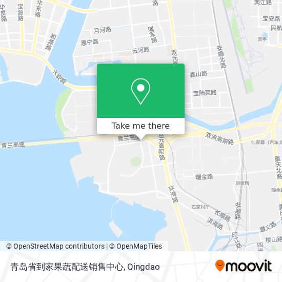 青岛省到家果蔬配送销售中心 map