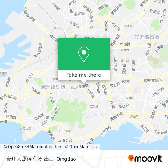 金环大厦停车场-出口 map