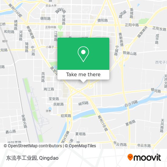 东流亭工业园 map