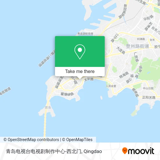 青岛电视台电视剧制作中心-西北门 map