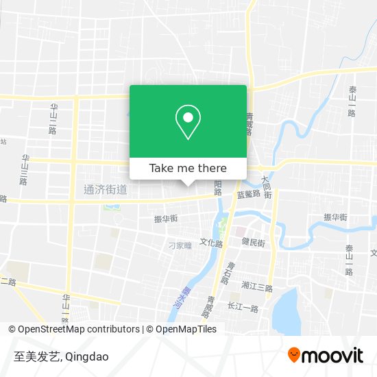 至美发艺 map