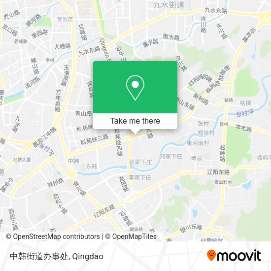 中韩街道办事处 map