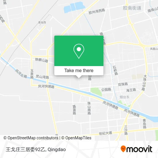 王戈庄三居委92乙 map