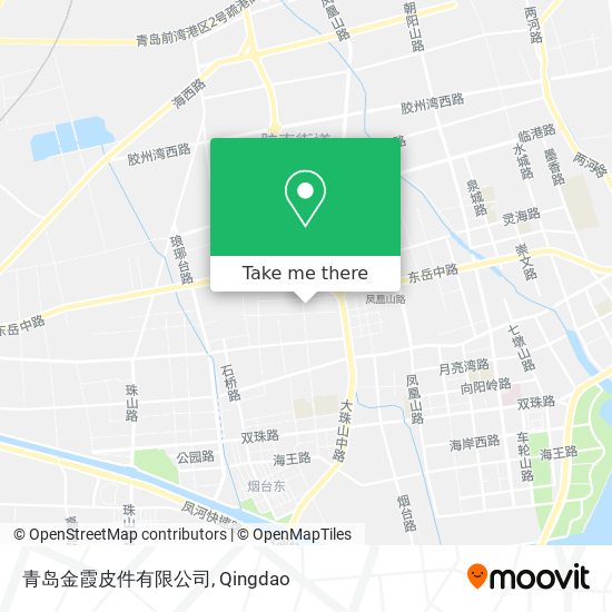 青岛金霞皮件有限公司 map