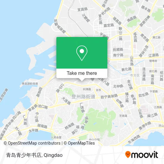 青岛青少年书店 map