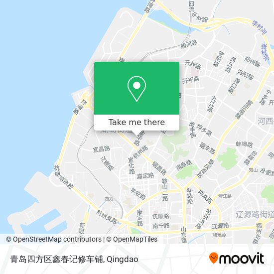 青岛四方区鑫春记修车铺 map