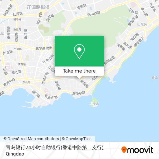 青岛银行24小时自助银行(香港中路第二支行) map