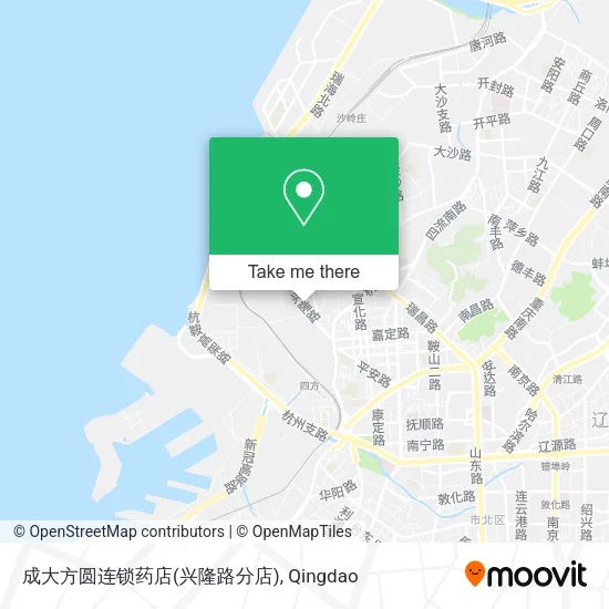 成大方圆连锁药店(兴隆路分店) map