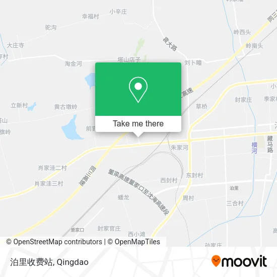 泊里收费站 map