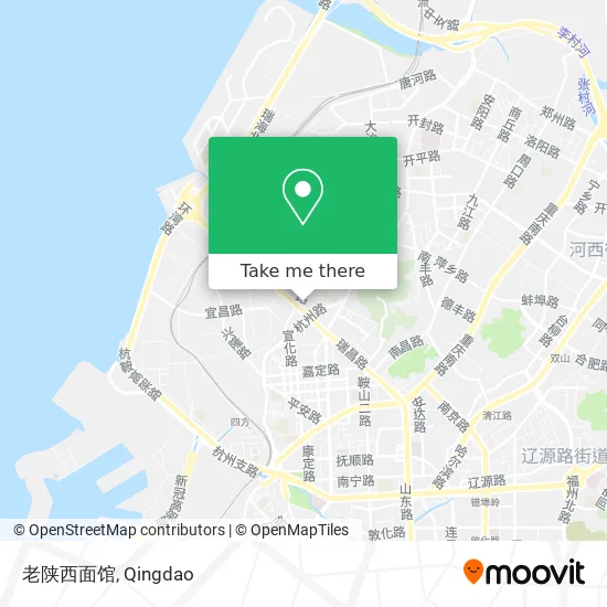 老陕西面馆 map