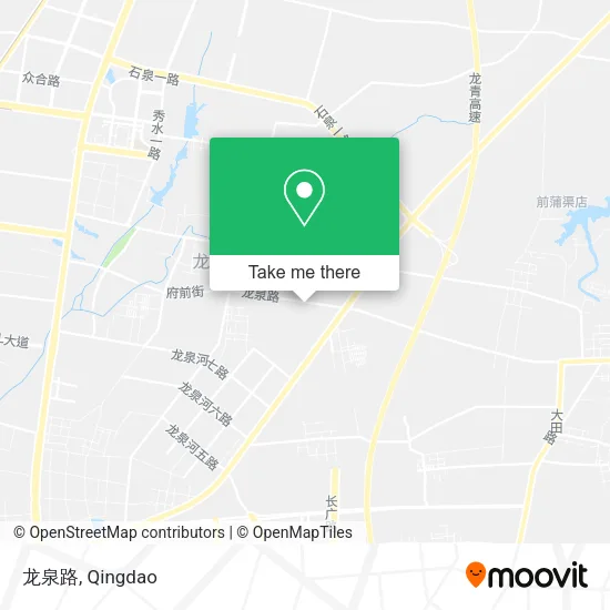 龙泉路 map