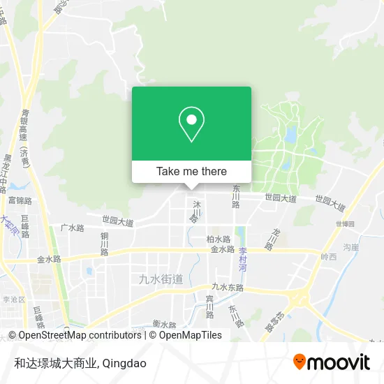 和达璟城大商业 map