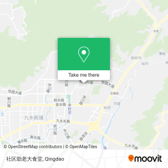社区助老大食堂 map