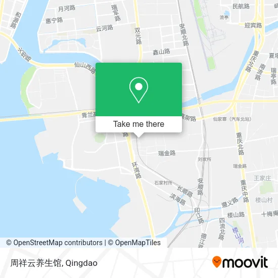 周祥云养生馆 map
