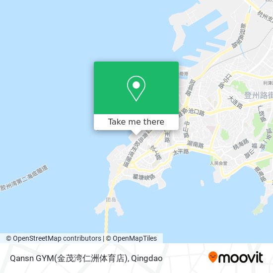 Qansn GYM(金茂湾仁洲体育店) map