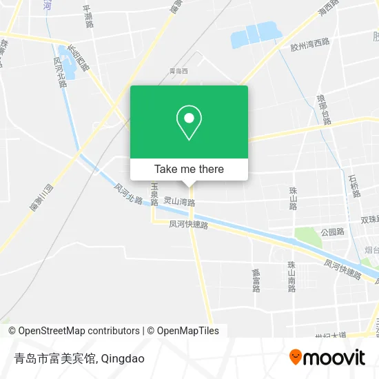 青岛市富美宾馆 map