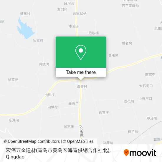 宏伟五金建材(青岛市黄岛区海青供销合作社北) map