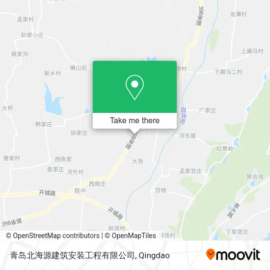 青岛北海源建筑安装工程有限公司 map