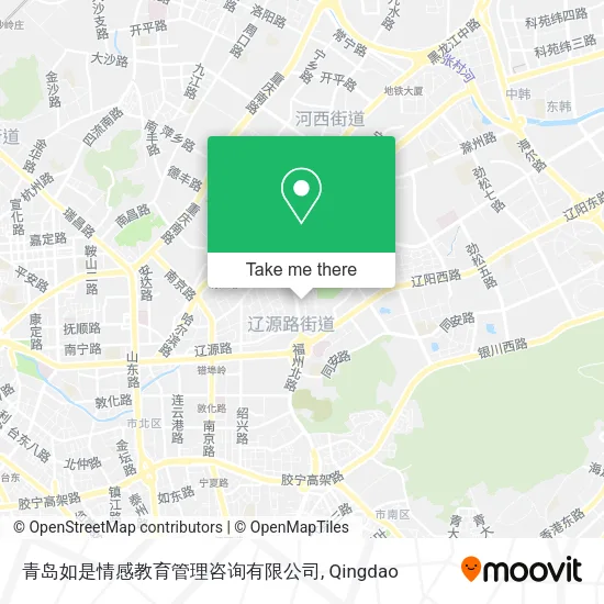 青岛如是情感教育管理咨询有限公司 map