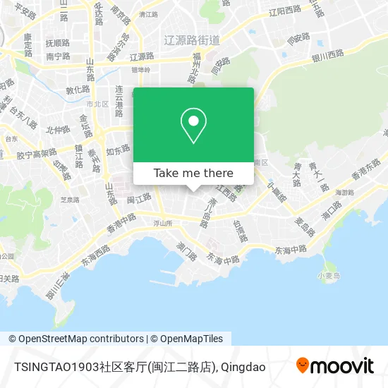 TSINGTAO1903社区客厅(闽江二路店) map
