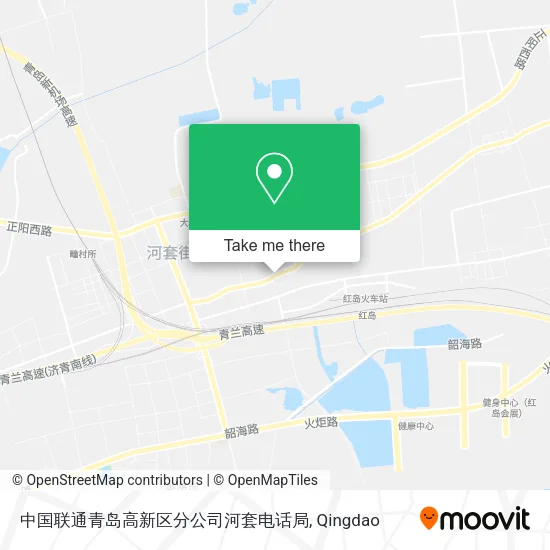 中国联通青岛高新区分公司河套电话局 map