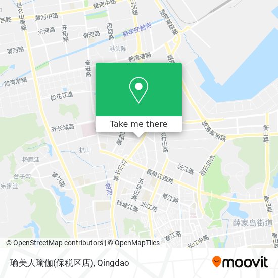 瑜美人瑜伽(保税区店) map