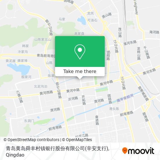 青岛黄岛舜丰村镇银行股份有限公司(辛安支行) map
