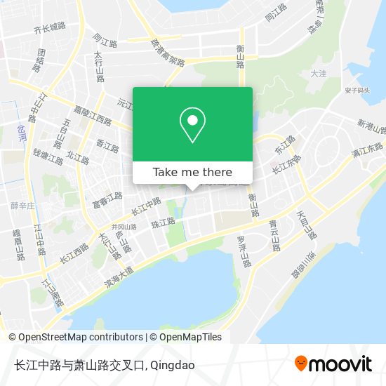 长江中路与萧山路交叉口 map
