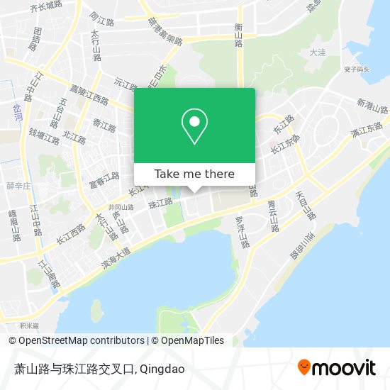 萧山路与珠江路交叉口 map