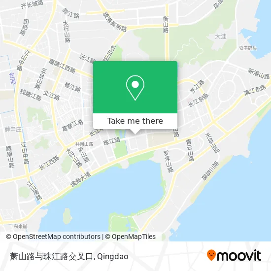 萧山路与珠江路交叉口 map