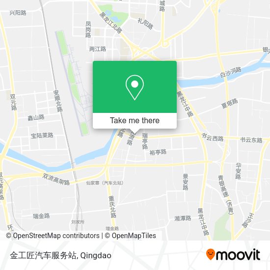 金工匠汽车服务站 map