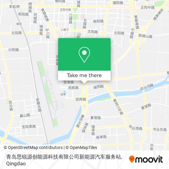 青岛思锐源创能源科技有限公司新能源汽车服务站 map