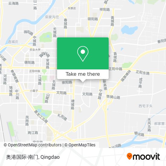 奥港国际-南门 map