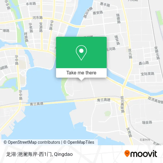 龙湖·滟澜海岸-西1门 map