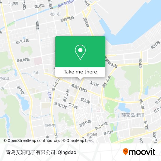 青岛艾润电子有限公司 map