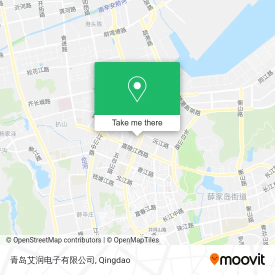 青岛艾润电子有限公司 map