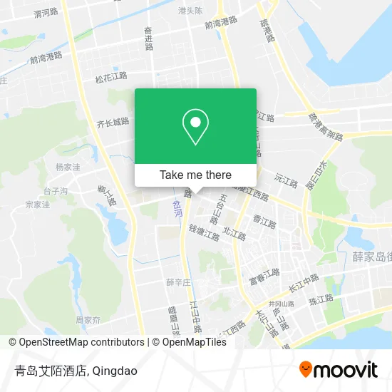青岛艾陌酒店 map
