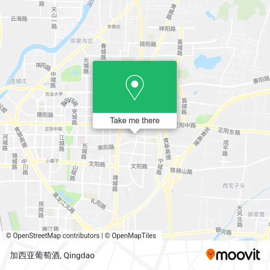 加西亚葡萄酒 map