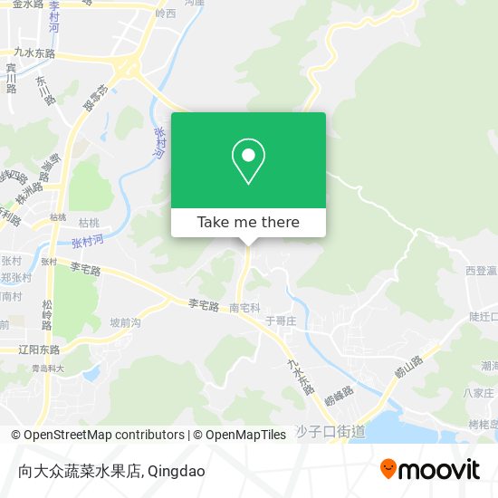 向大众蔬菜水果店 map