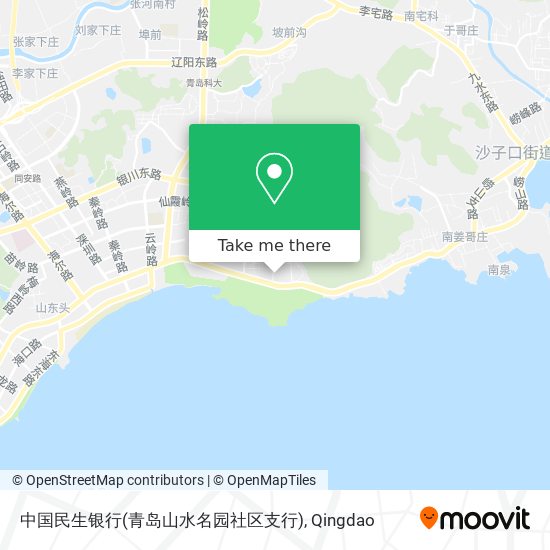 中国民生银行(青岛山水名园社区支行) map