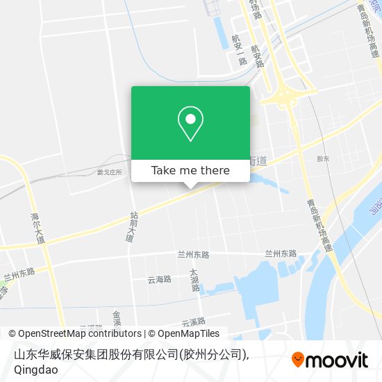 山东华威保安集团股份有限公司(胶州分公司) map
