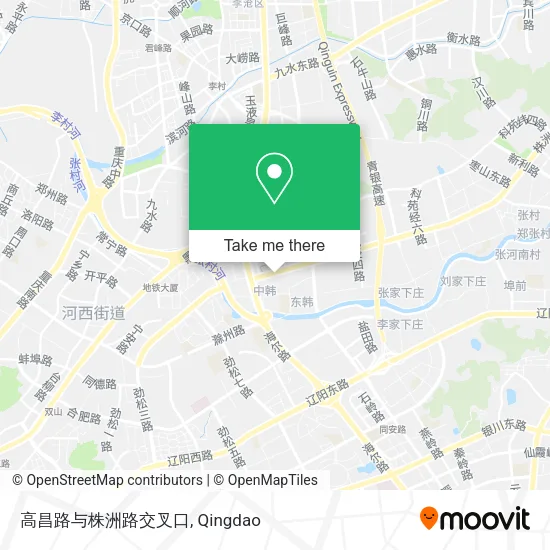 高昌路与株洲路交叉口 map