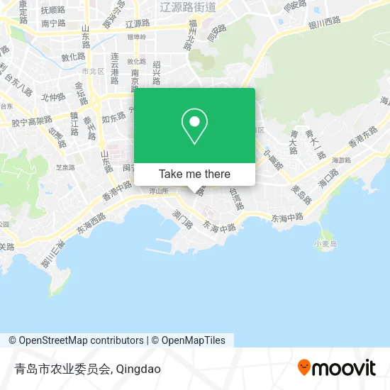 青岛市农业委员会 map
