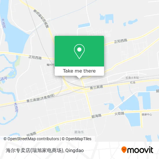 海尔专卖店(瑞旭家电商场) map