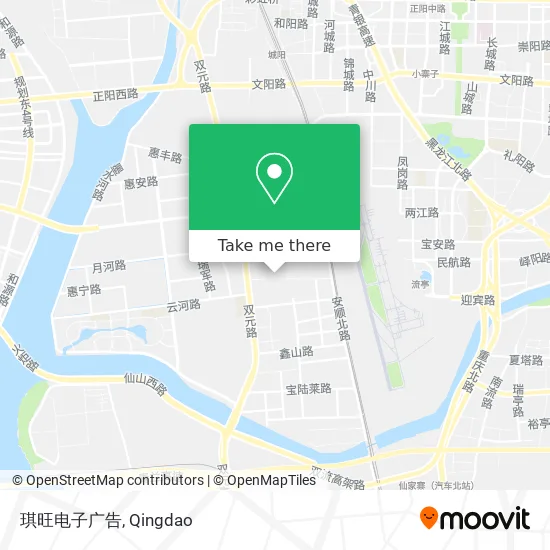 琪旺电子广告 map