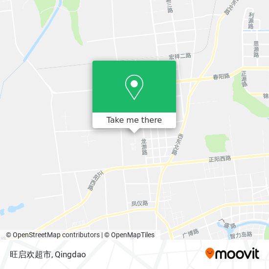 旺启欢超市 map