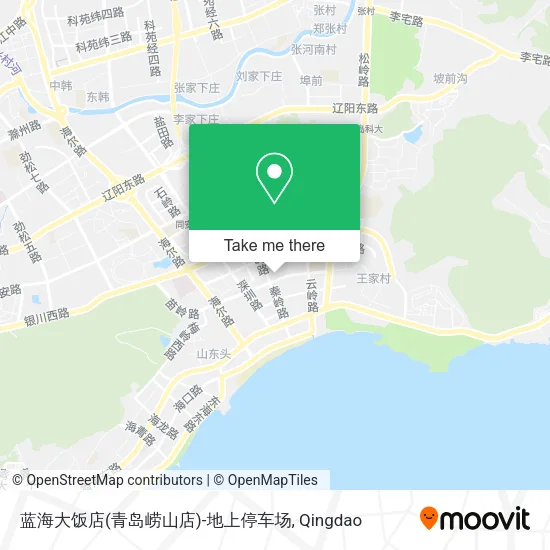 蓝海大饭店(青岛崂山店)-地上停车场 map
