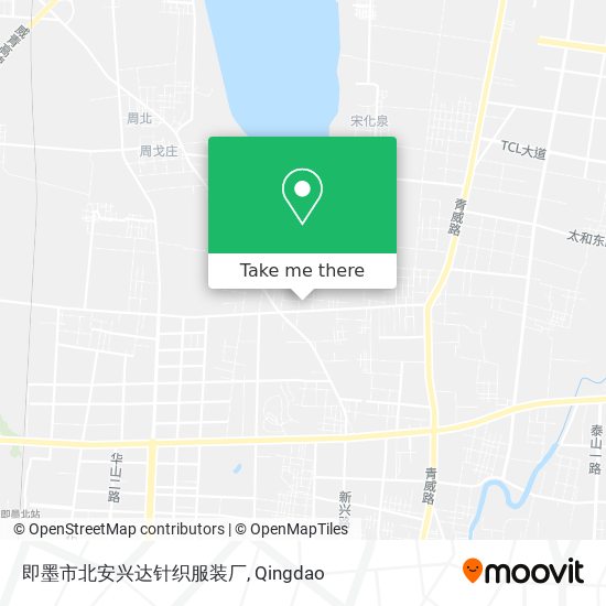 即墨市北安兴达针织服装厂 map