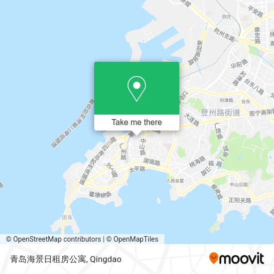 青岛海景日租房公寓 map