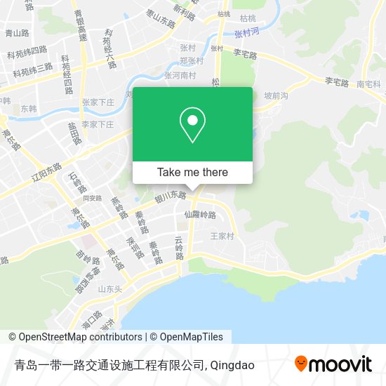 青岛一带一路交通设施工程有限公司 map
